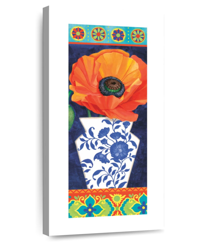 Blooming Orange Poppy
