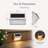 GKAJYZL Solar Step Wall Light, IP55 Waterproof LED Stair Light for Outdoor Stairs, Deck and Patio, Stainless Steel