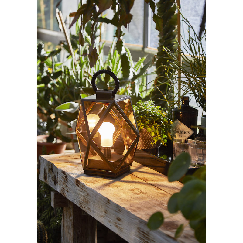 Muse Lantern Table Lamp, 15.7"H x 15.7"W x 15.7" D