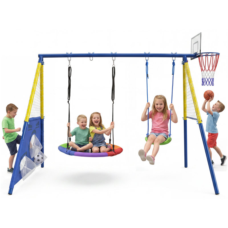 YC saucer swing 40"  -Rainbow