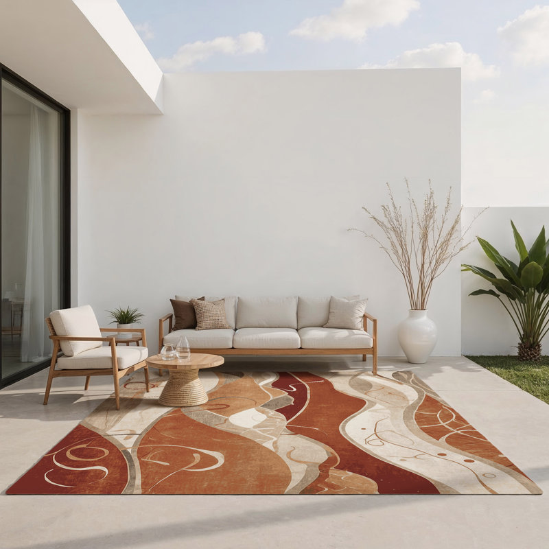 Tapis intérieur et extérieur Glimmer Trail, Rectangle 1 pi 6 po x 2 pi 6 po