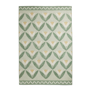 Scion Floral Digitally Printed 120cm X 170cm Area Rug