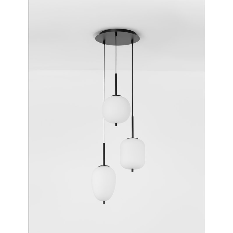 3 - Light Black Sphere Pendant