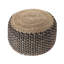 Repose-pieds 18 po en jute brun clair