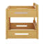 Lit superposé grand sur grand avec tablettes de rangement et ports USB-765066246