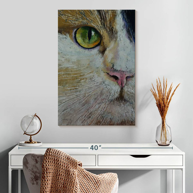 Brampt Calico Cat, 30" H x 20" W