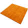 Handwoven Wool Gabbeh Uni Orange Rug
