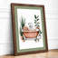 Dog's Bath Time Boho - Framed Print-1846119183-1846119180