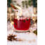 Verre Holly Leaf Icon, ensemble de 4