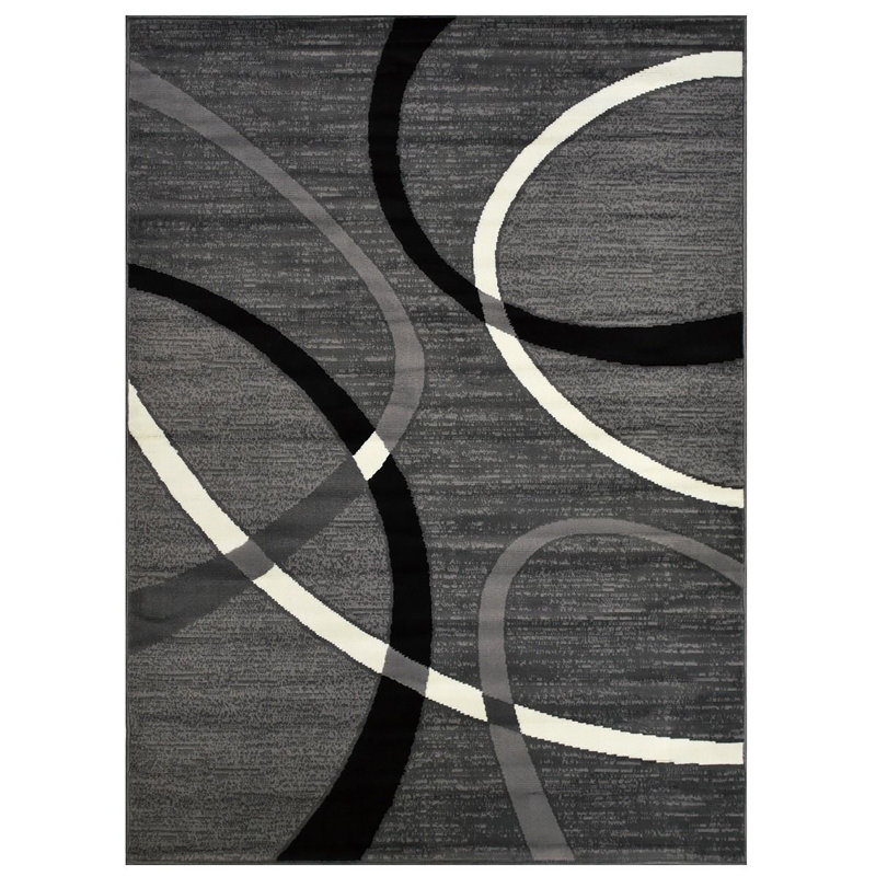 Uthyr Geometric Indoor Rug, Rectangle 5' x 7'