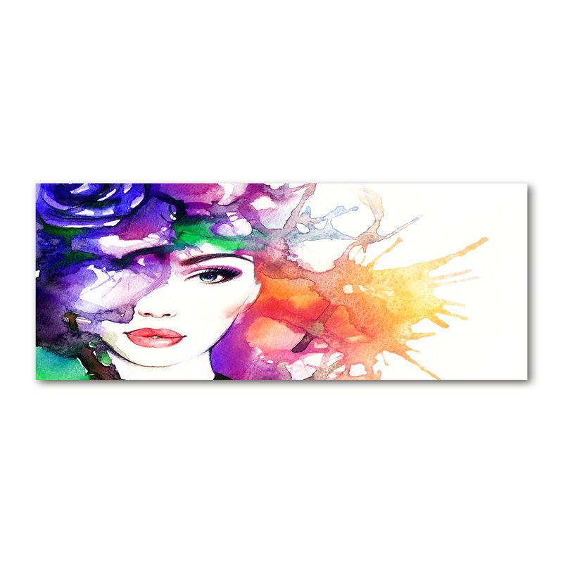 Portrait Of A Woman - Print, Canvas, 50cm H x 125cm W x 2cm D