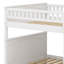 Wood Bunk Bed With Trundle, Guardrails-2100898198