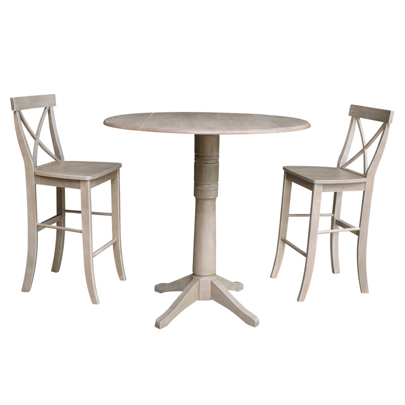 Ensemble de salle à manger Aracelys, Taupe-gris délavé