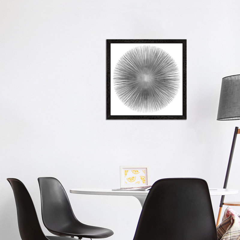 Print on Canvas, 45.72 cm H x 45.72 cm W, Black Floater Framed, Brown/Orange