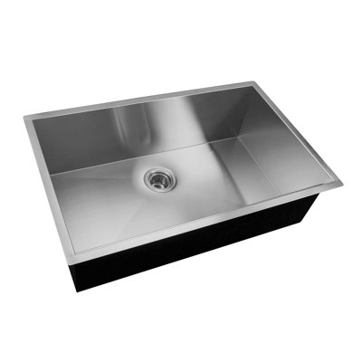 30'' L Undermount Single Bowl Stainless Steel Kitchen Sink