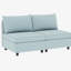 Modular Storage Sleeper , Chenille, Antique Blue, 8, 132.77In. Depth, 124.16In. Width, 31.85In. Height Convertible With Storage, Blue Chenille Fabric,-225788061