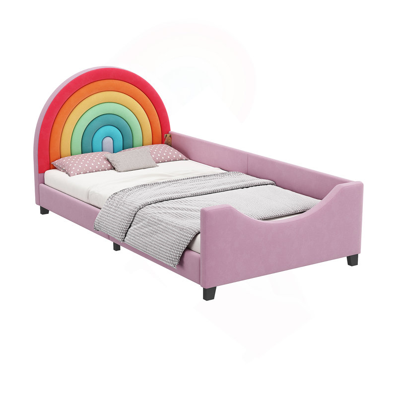 Lit de jour simple rembourré Rainbow