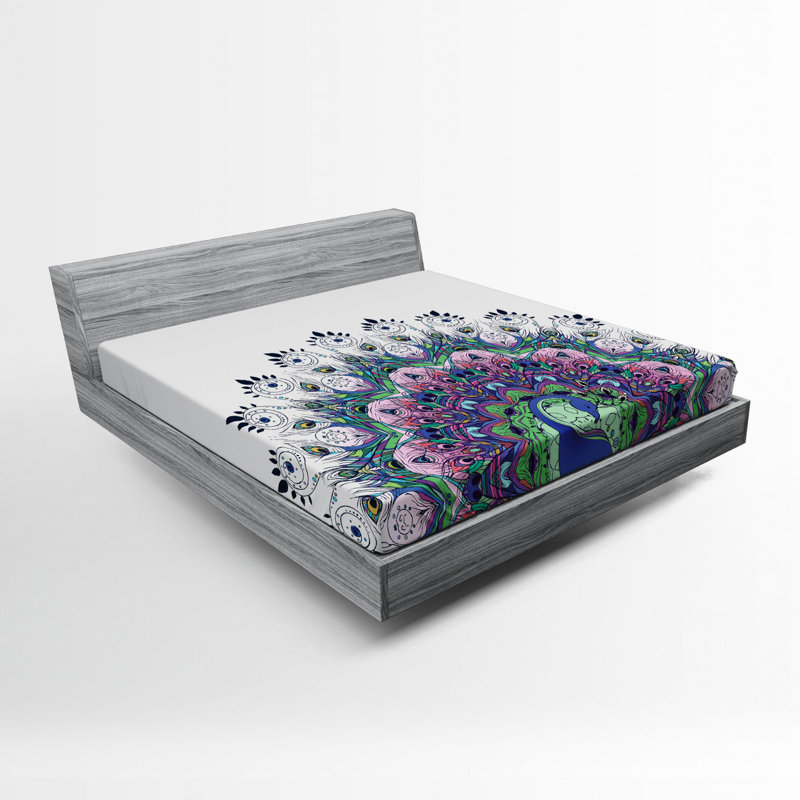 Microfiber Patterned Fitted Sheet, Full Fitted Sheet