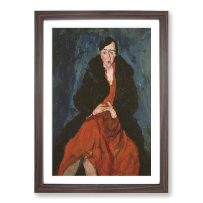 Portrait of Madeleine Castaing by Chaim Soutine - Picture Frame Painting