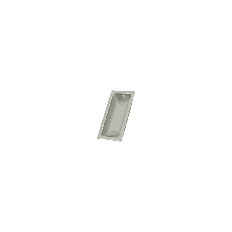 Flush Cup / Bin Pull, Brushed Nickel