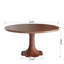 Table de salle à manger ronde en bois massif de forme florale durable et robuste pour 4 à 8 personnes-1581184864