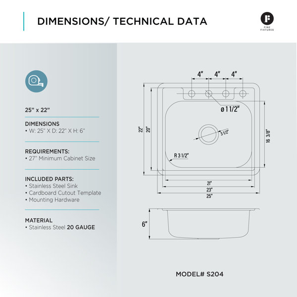 Dimensions du produit