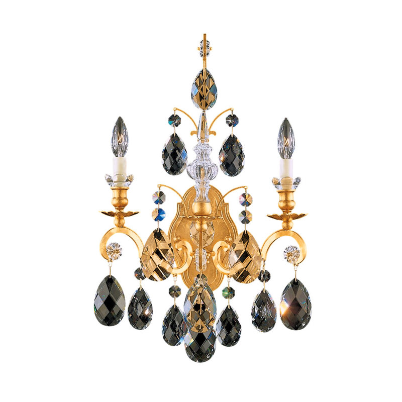 Renaissance 2 - Light Candle Wall Light, French Gold, Heritage Clear