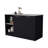 Onyx Double Door Cabinets Kitchen Island with Spacious Countertop and Ample Storage, Perfect for Modern Kitchens