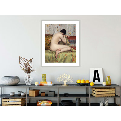 «A Modern Magdalen» par William Merritt Chase, impression giclée encadrée