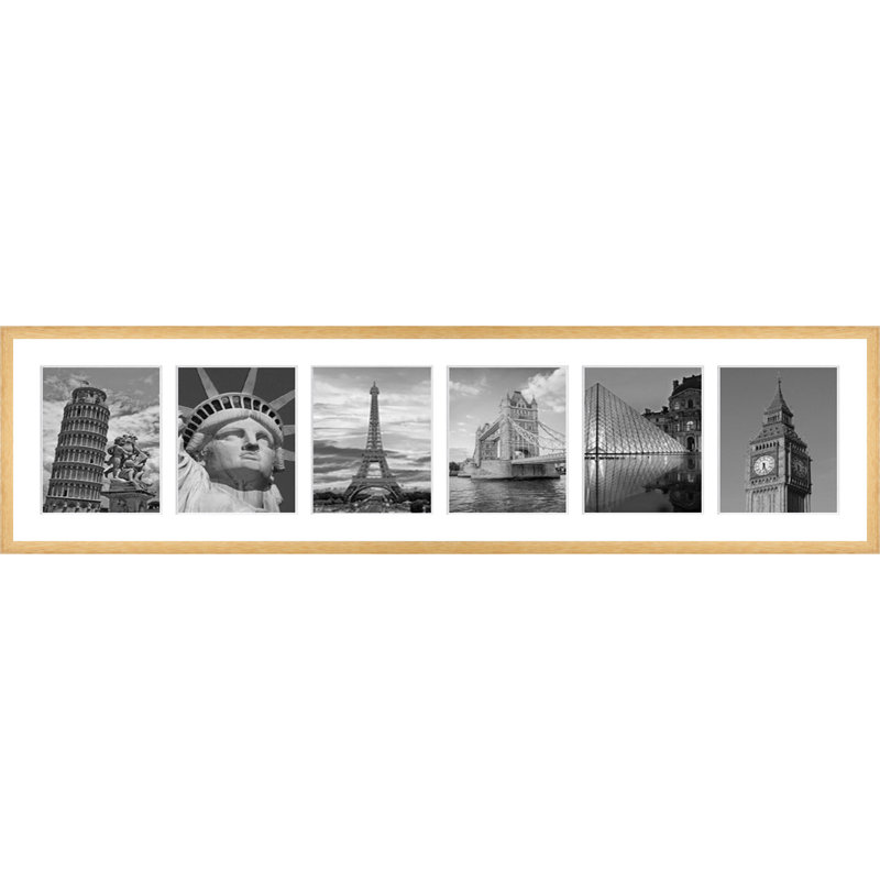 Kymbre Collage Picture Frame, Titanium