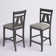 Aljona Splat Back Upholstered Counter Stool (Set of 2)