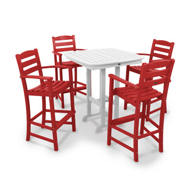 POLYWOOD La Casa Café 5-Piece Bar Set