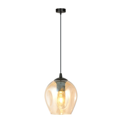 Cadi-Grace 1 - Light Black Single Pendant