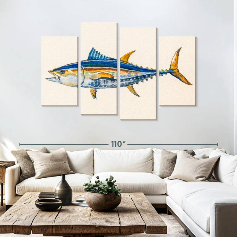 Brampt Exotic Tuna, 54" H x 84" W