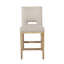 Ensemble de 2 tabourets de comptoir 27 pouces, tissu
