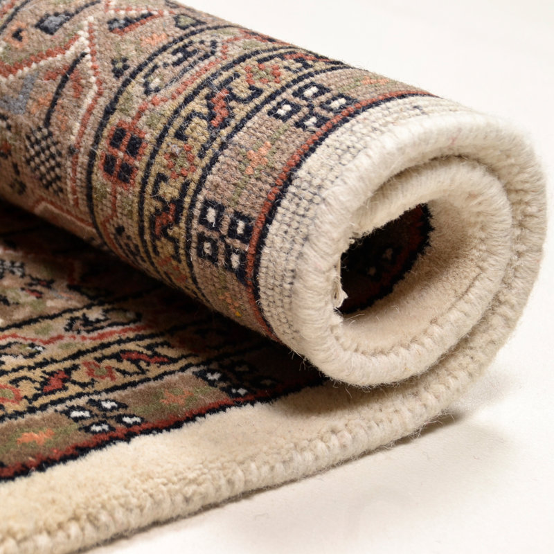 Pip Handcrafted Wool Rug in Beige, Rectangle 250 x 300cm