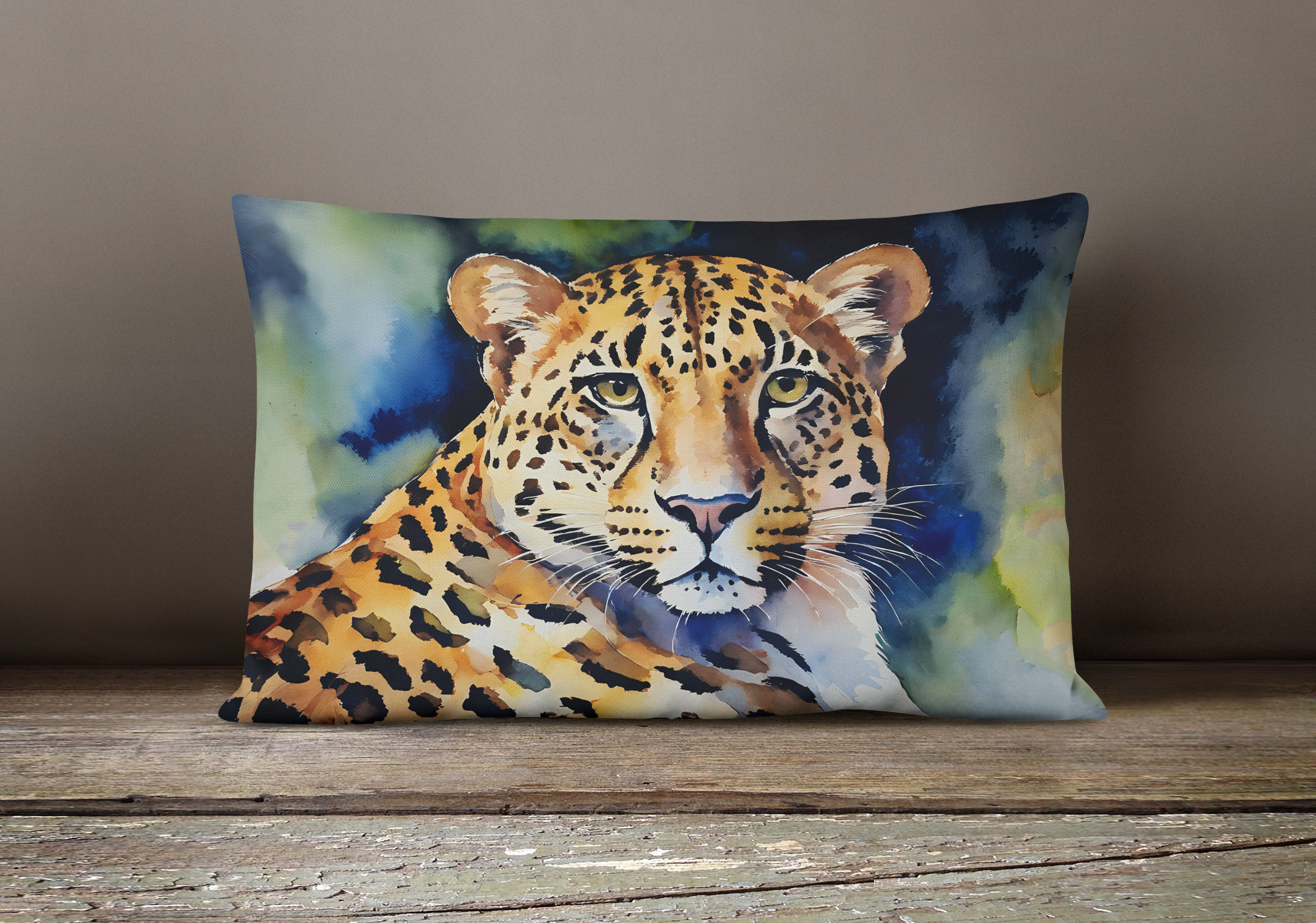 Outdoor hotsell leopard pillow