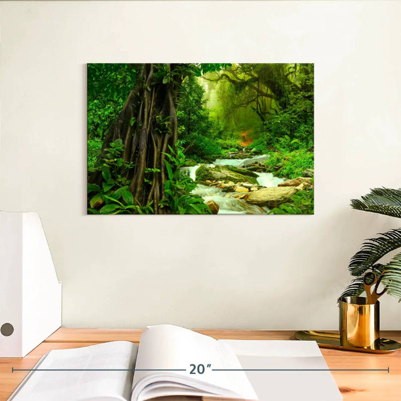 Alvord Enchanting Deep Rainforest, H 8 po x l 12 po