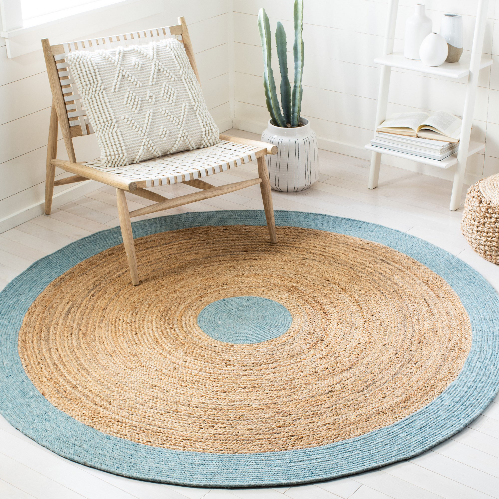 Best Cotton Rugs Breakwater Bay Nott Hand Woven Jute/Wool/Cotton Rug in Natural | Wayfair