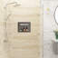 Niche de douche rectangulaire en acier inoxydable 18 po x l 14 po