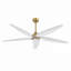 Ventilateur de plafond en bois massif à 5 pales Chanille avec lumière DEL et télécommande-1492052471-1492052468-1492052469