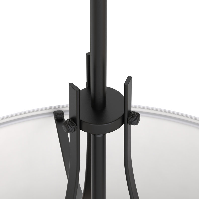 5 - Light Dimmable Drum Pendant Light