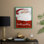 Holly Jolly Christmas, reproduction encadrée en bois massif