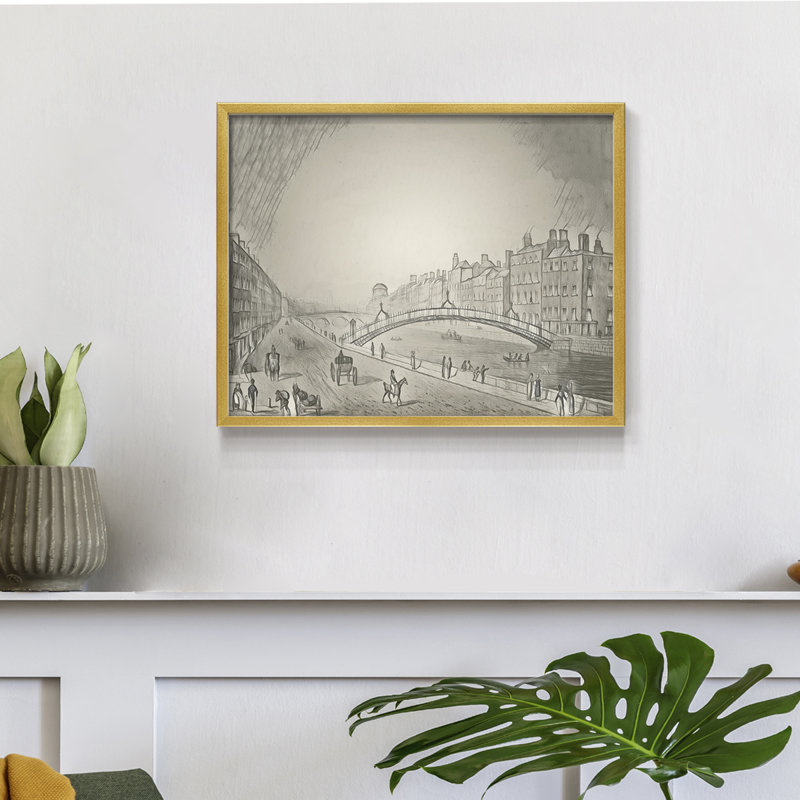 Croquis rétro - XXXVII - Reproduction encadrée - Restickable