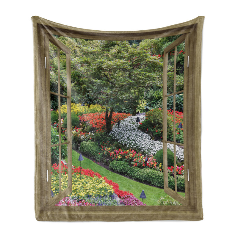 Hand Woven Throw Blanket, 50" W x 60" L