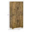 Armoire de cuisine industrielle avec 4 portes et tablettes de rangement, armoire de rangement autoportante