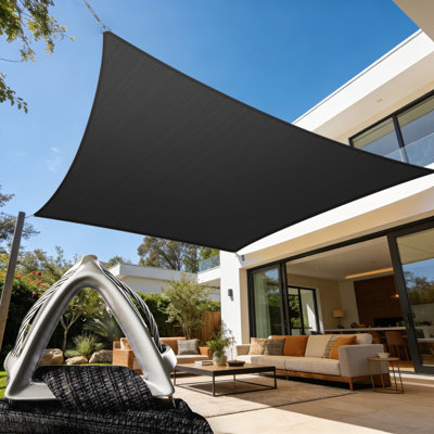Amgo Pro Ring Rectangle Sun Shade Sail 260 GSM Heavy Duty