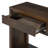 55" Rustic Wooden Entryway Console Table With Storage Drawers & Open Shelf-1380476735