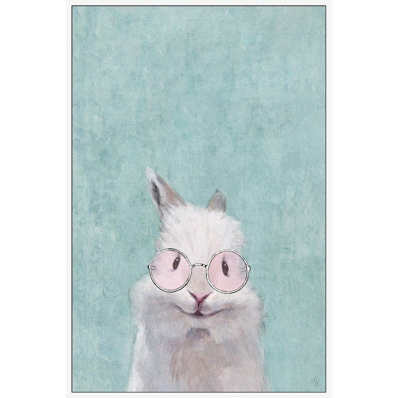 Toile encadrée Buckhead «Peeking Pinky», H 45 po x l 30 po x P 1,5 po