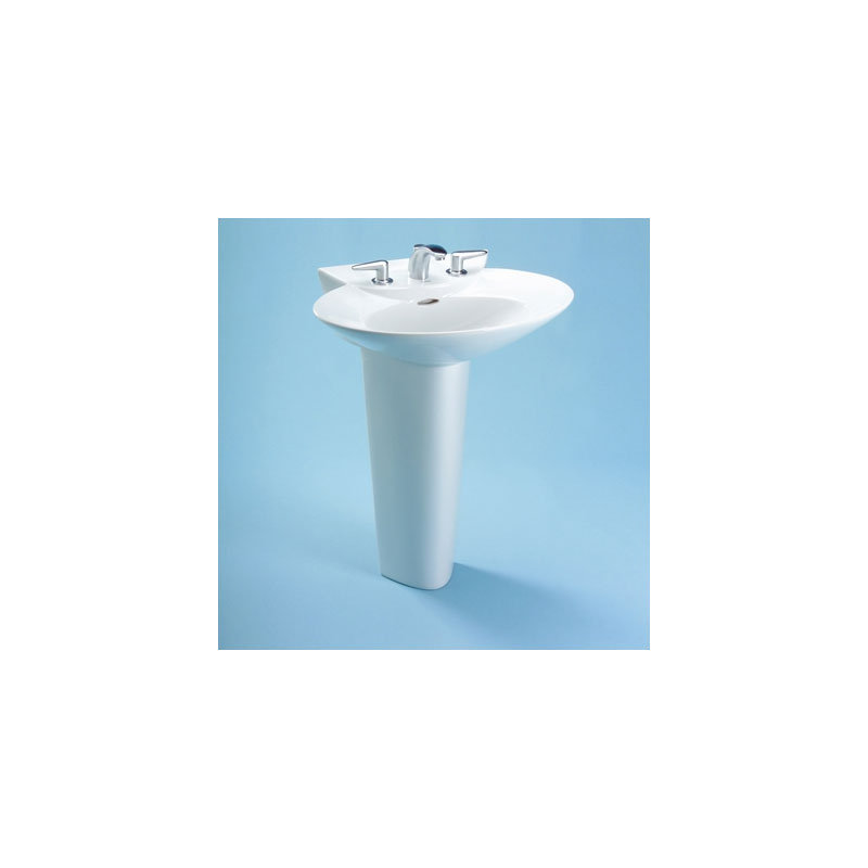 Pacifica 35" piédestal lavabo avec trop plein